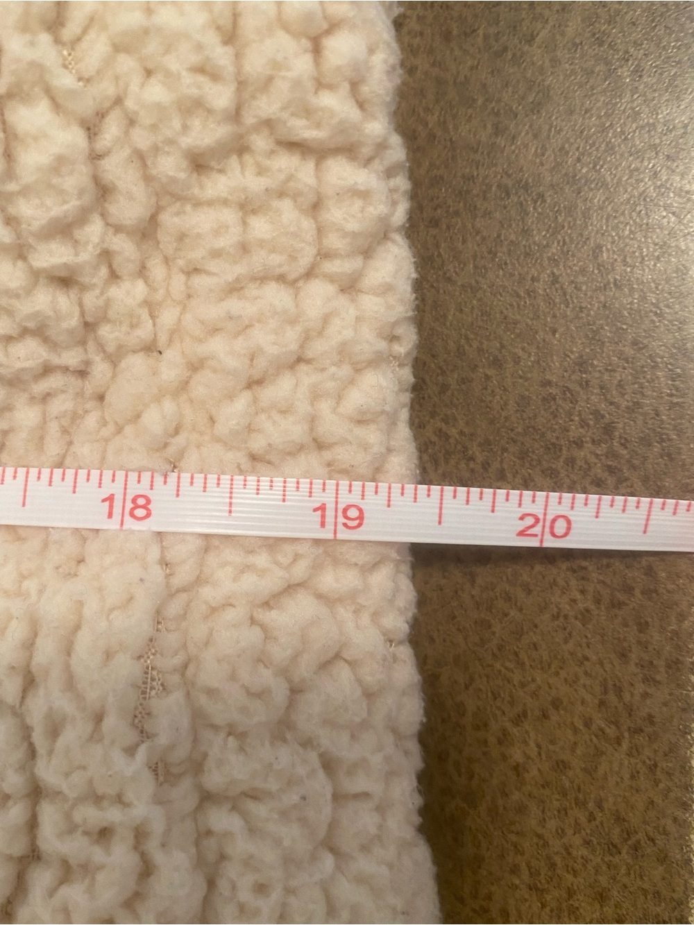 Harper Cream Teddy Sherpa Zip Jacket - Picture 5 of 5